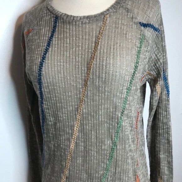 Promesa Multi-Color Stitch Pullover Sweater ATL3065 - Picture 10 of 10